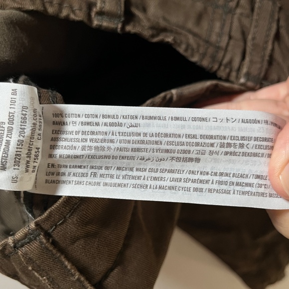 Abercrombie & Fitch Utility Military Heavy Weight Cargo Pants - Men's Size 32*29 - Picture 9 of 9